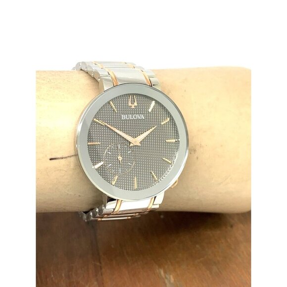 Bulova Women's Watch 98L309 Latin Grammy Edition Gray Dial Rose Gold Silver - Picture 11 of 14